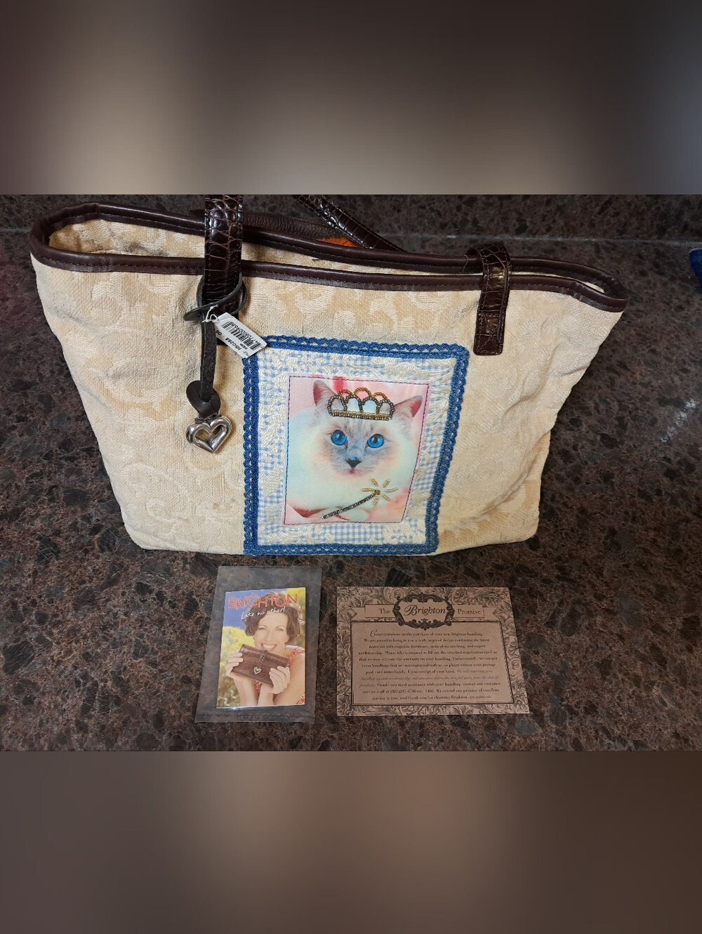New Brighton Sheba Cat Purse Tote Bag